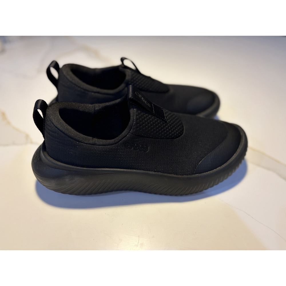 Crocs On-The-Clock Work Slip-On Shoes Black Unisex Comfort Clogs Size M7/W9